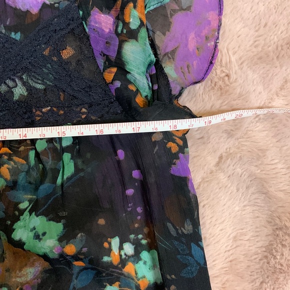 Jessica Simpson sheer floral top - XL - Picture 8 of 8